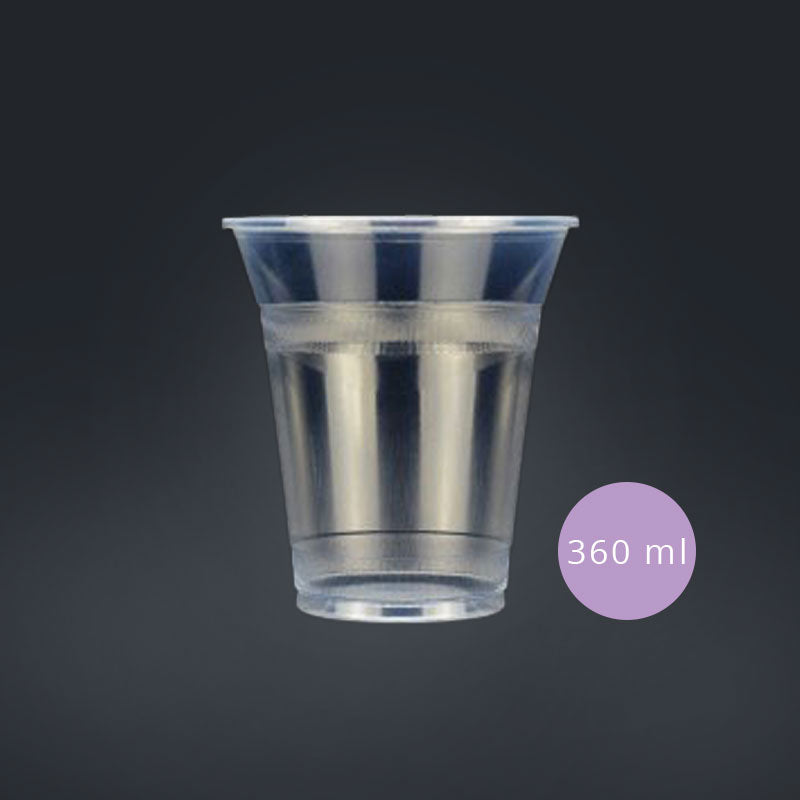 Pack of 1,000 sealable plastic (PP) cups - 360 mL