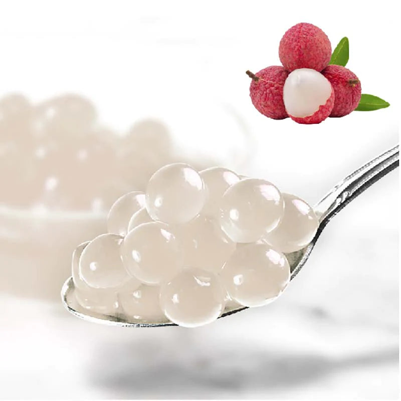 Litchi fruit pearls - Box of 4 Buckets 3.1 kg